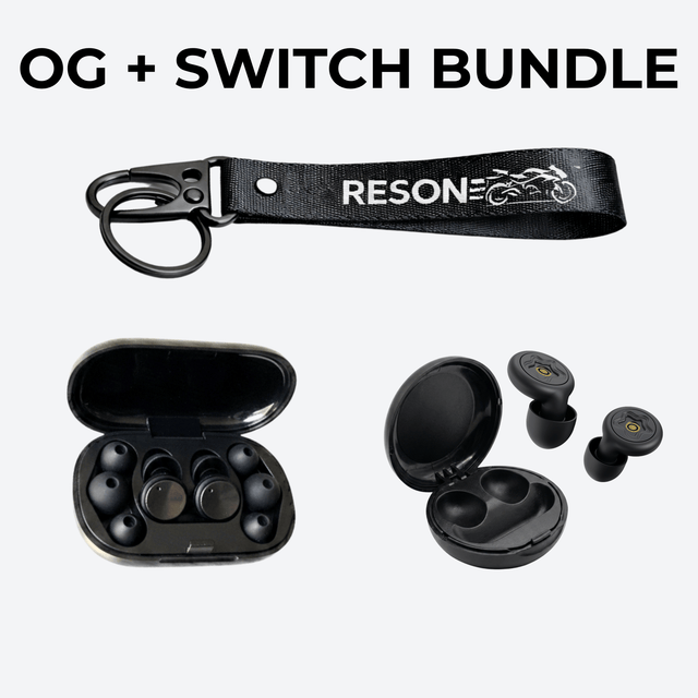 RESON Original and Switch motorcycle earplug bundle