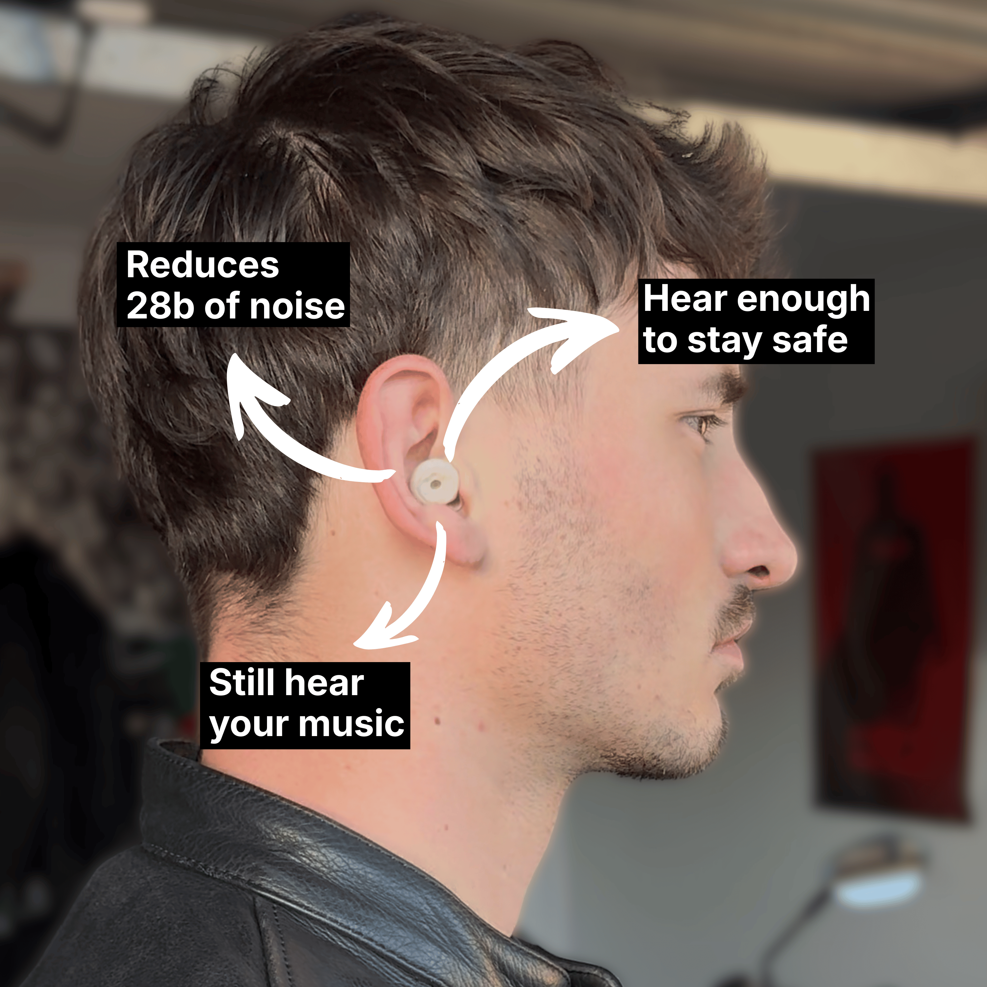 Original Moto Earplugs - 28dB